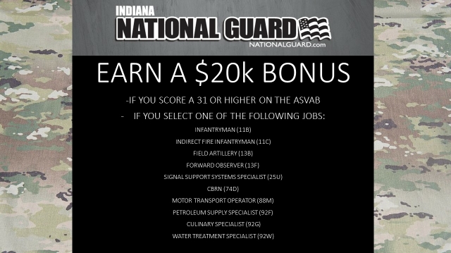 Indiana Army National Guard SSG Wilson