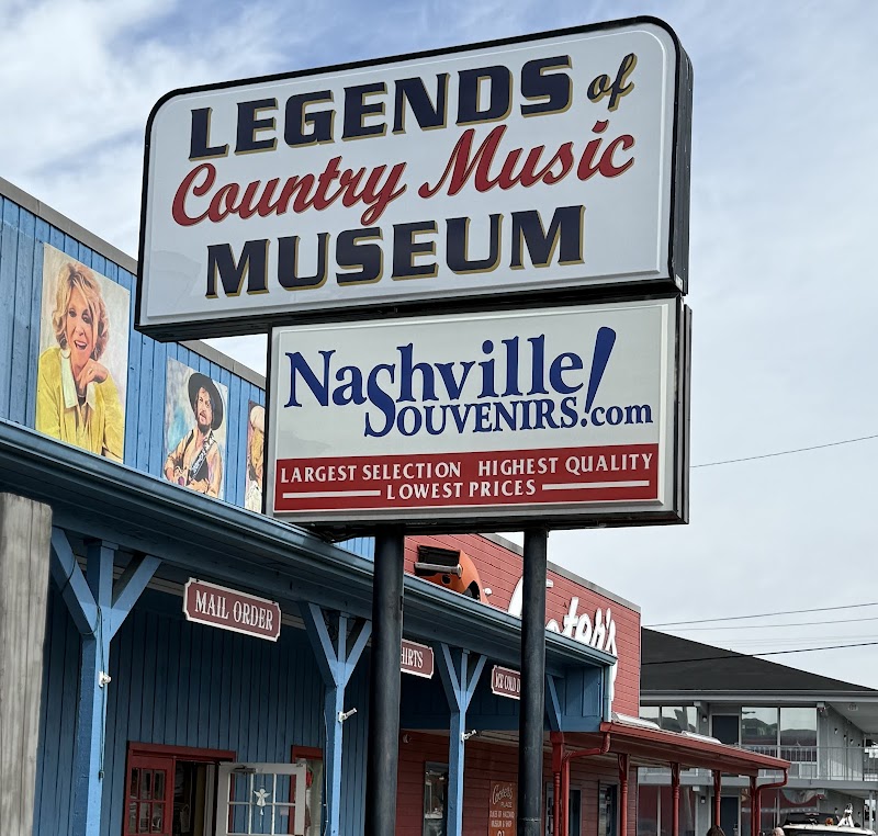 Legends of Country Music Museum and Nashville Souvenirs